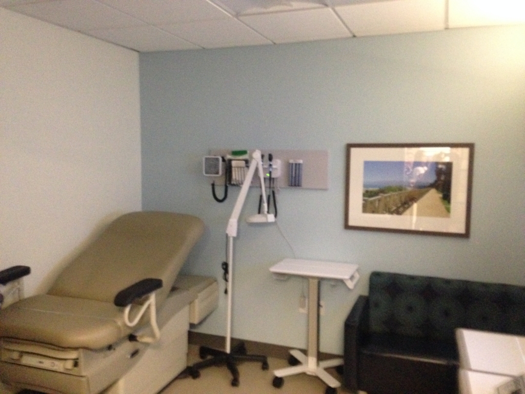 Patient room with couch